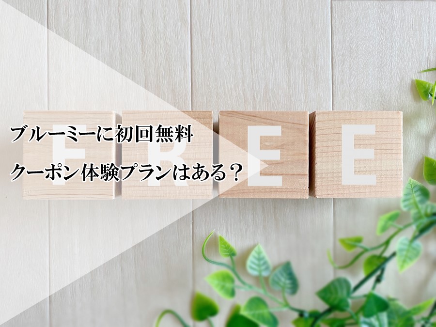 ブルーミーに初回無料クーポンや体験プランはある？何回まで、いつまでOKか解説